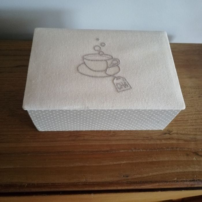 Fabric-Lined Tea Box