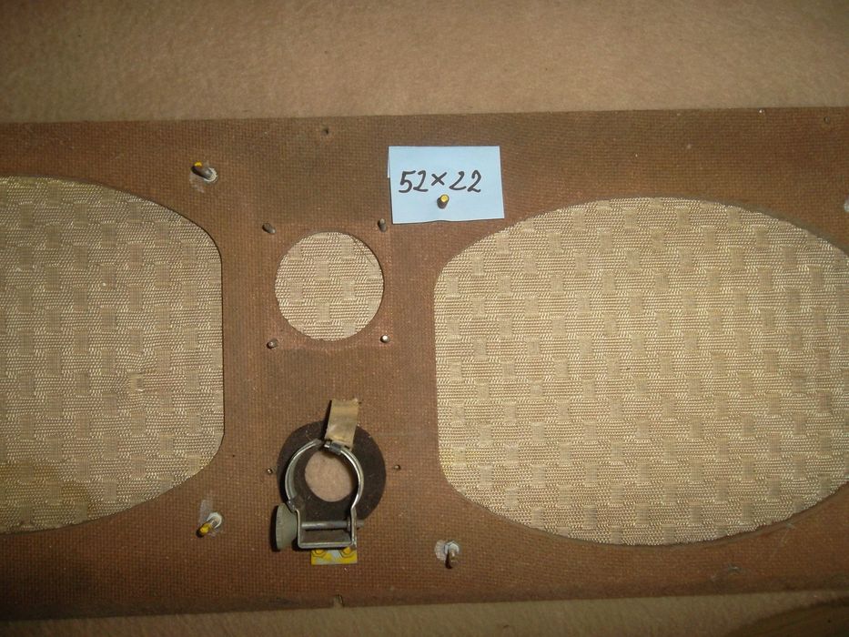 materiał do starego radia-panel