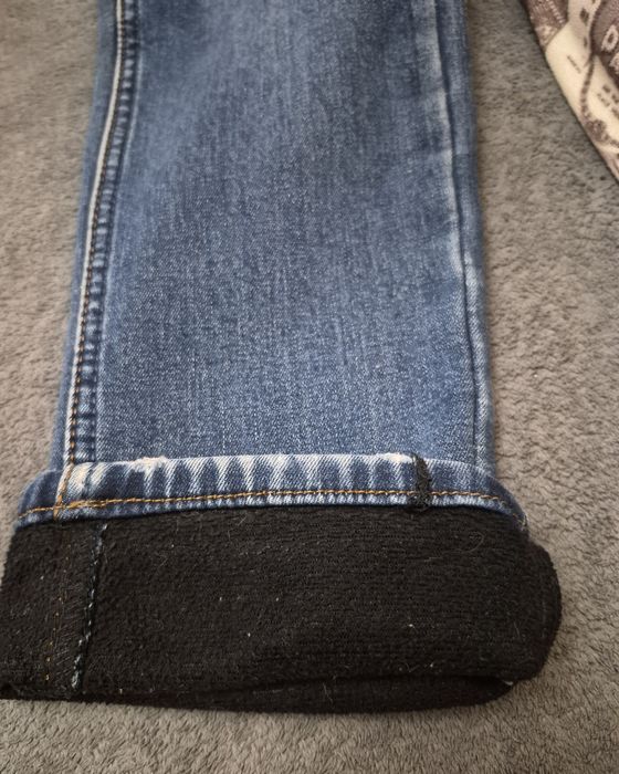 Джинсы мужские теплые на флисе р.29