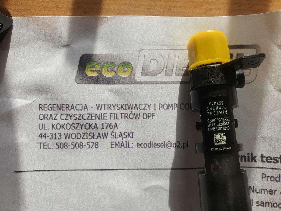 Wtryskiwacze EMBR00101D 2.0 HDi           REGENEROWANY   Z NOWYM KODEM