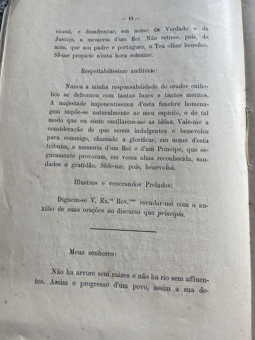 No Templo dos Jeronymos - Oração Funebre 1908 ao Rei e Principe Real