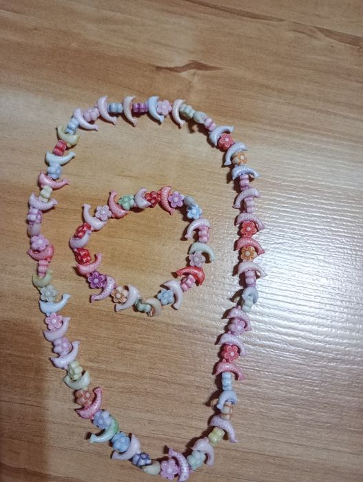 bransoletka i naszyjnik delfiny