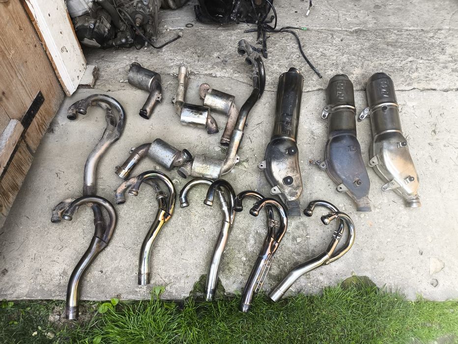 KTM Lc4 tłumik kolektor