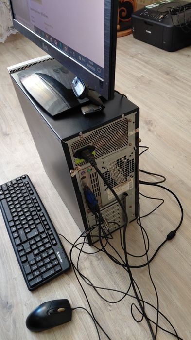 Продам комплект ПК: i3-2120 / RAM 4GB, Монітор LG 23" / Клавіатура, миша, веб-камера (+ БФП Canon MX394)