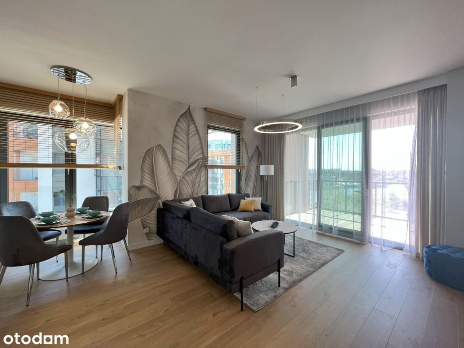 Apartament Brabank - widok na Motławę i Stare Miasto