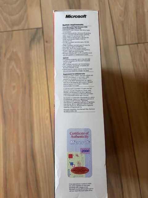 Microsoft Flight Simulator 2000 BIG BOX ENG PC