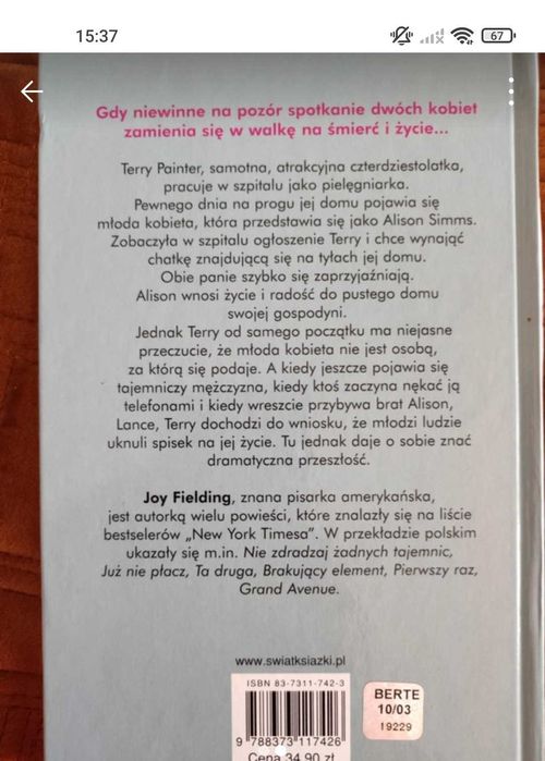 Szepty i kłamstwa Joy Fielding