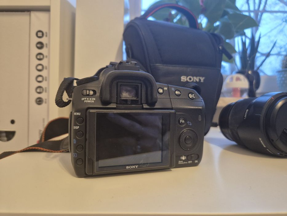 ZESTAW SONY ALPHA A350  i obiektyw Minolta af lens 50