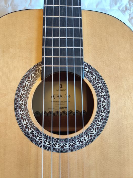 Гитара Admira Alba 3/4 + чехол + подставка для ног