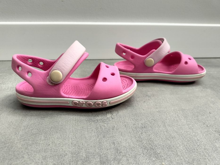 Crocs dziewczynka sandały różowe - Bayaband Sandal, rozmiar C6, 22-23