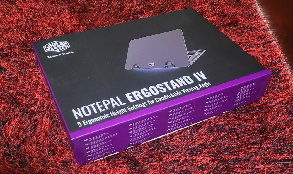 Base de Refrigeração Ergostand IV 4xUSB 17" (Preto) - COOLER MASTER