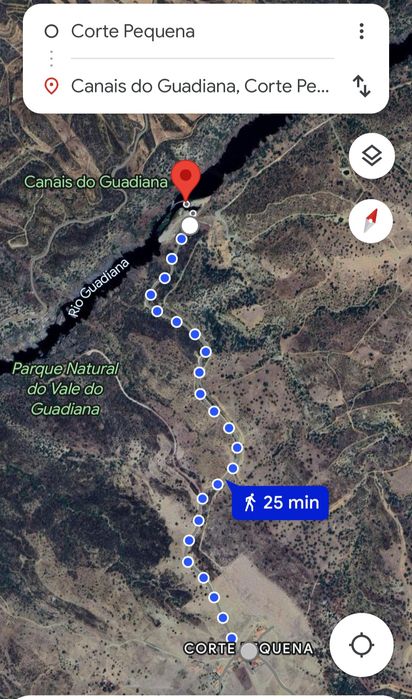 Casa para restaurar dentro do parque natural do vale do Guadiana ,