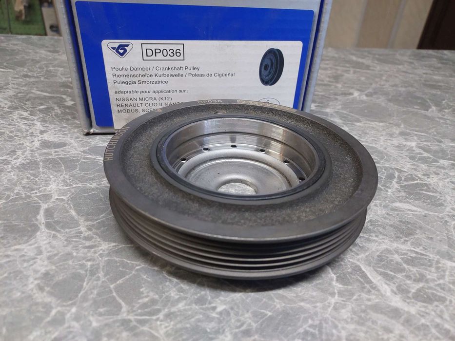 Koło pasowe wału korbowego RENAULT CLIO II, CLIO III, GRAND SCENIC II, LATITUDE, MEGANE II, MODUS, SCENIC II 1.4/1.6 09.98-