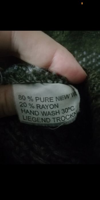 Rewelacyjny duży męski 80%20%rayon r. 50 sweter