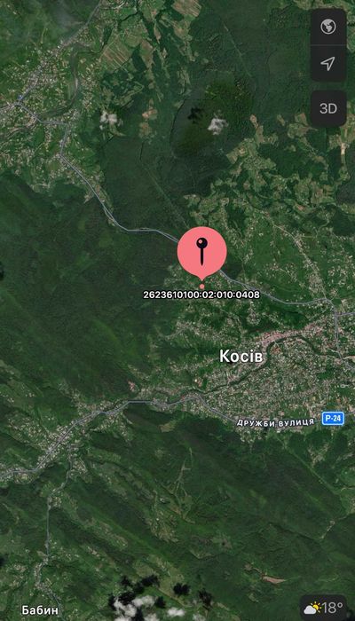 Продаж ділянки (46сот) у місті Косів,  вул. Павлика. БЕЗ КОМІСІЇ
