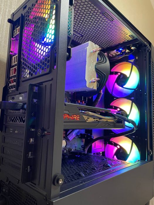 Игровой ПК, компьютер для игор ryzen 5, rx5600xt, ddr4 16gb, 500w