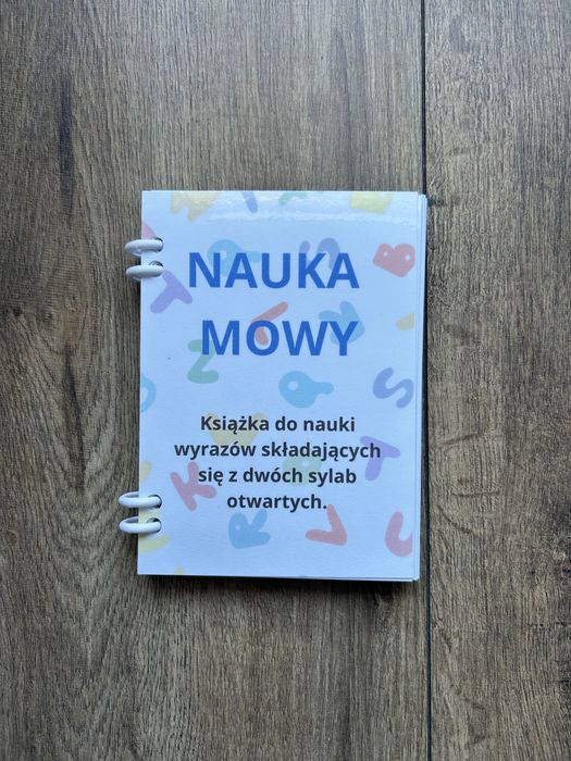Książka Nauka mowy wyrazy 2 sylabowe