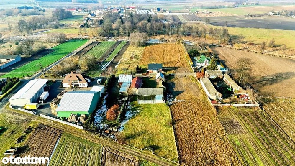 Działka budowlana z budynkami gospodarczymi | MPZP | 2351 m2