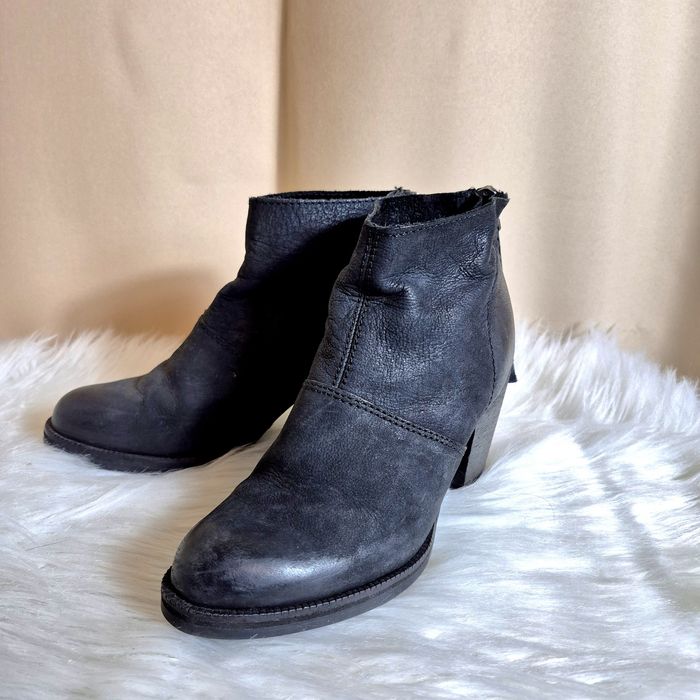 Półbuty skórzane damskie za kostkę Mango rozmiar 38