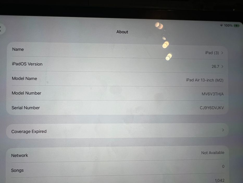 iPad Air (M2) 13 cali 256 GB