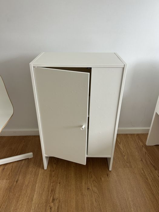 Cama solteiro MALM IKEA 90*200 com colchao (1 ano de uso)