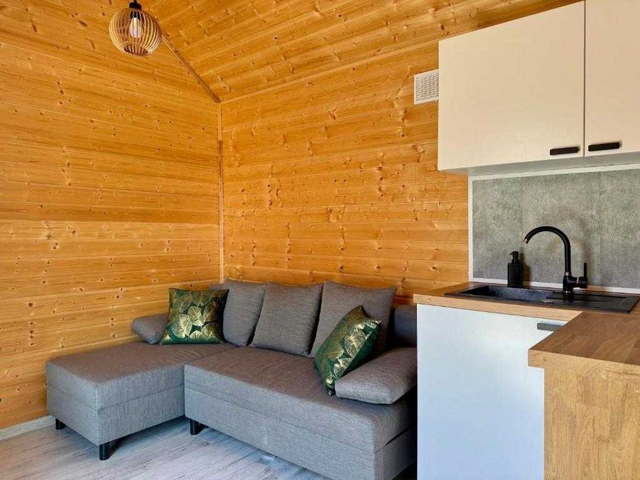 Domki Piotrowice – 5 min do Energylandii, sauna & jacuzzi!