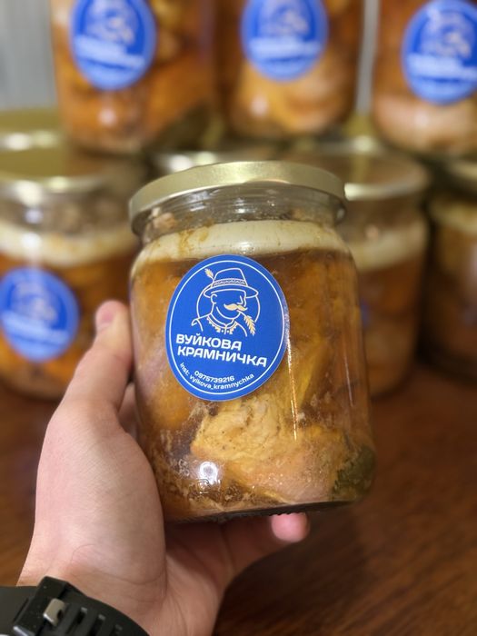 Справжня домашня тушонка зі свинини - крафтове виробництво (525 грам)