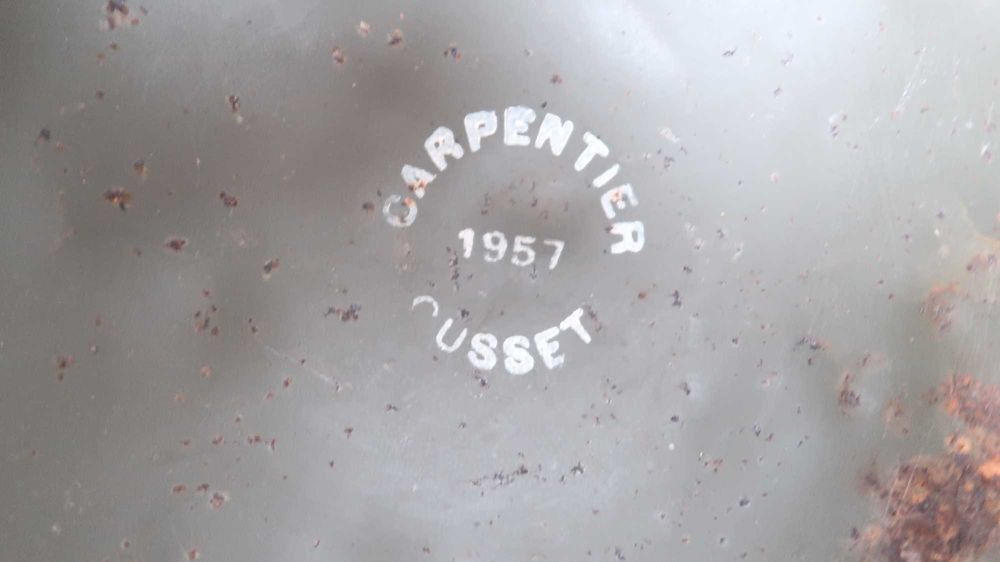 Capacete militar Francês - 1957 - "Carpentier" / "Cusset"