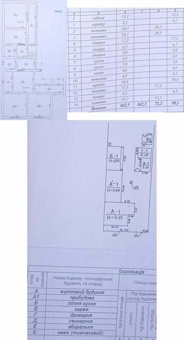 ПРОДАЖ БУДИНКУ з 6 кімнат з ділянкою 24 сотки у Мужієві 5 км Берегова