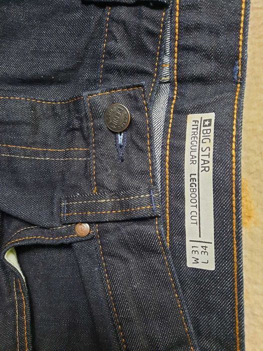 Spodnie jeansowe nowe BIG STAR Louise Fitregular Legboot cut W31 L34