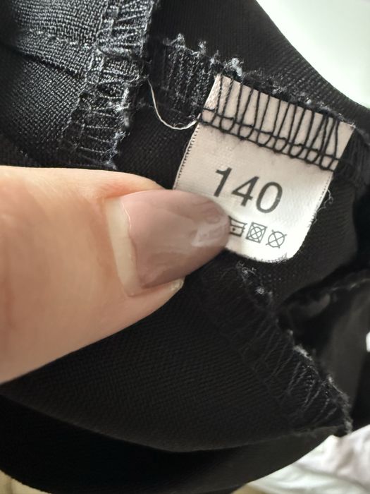 Elegancka plisowana spódniczka czarna 140