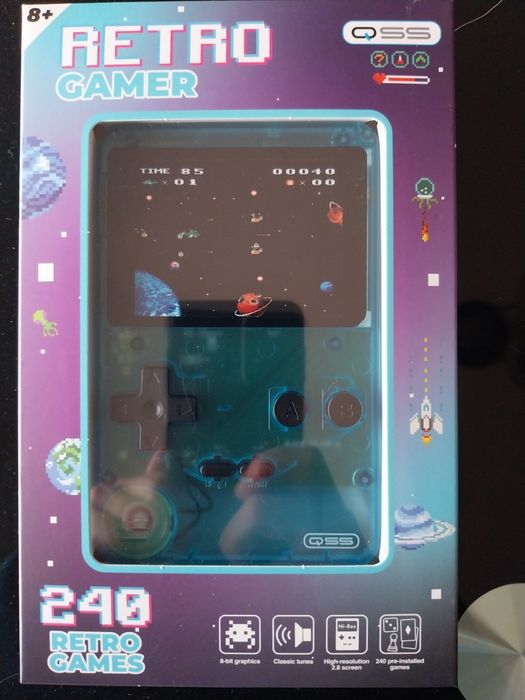 Retro  com 240 jogos 8 bits classicos