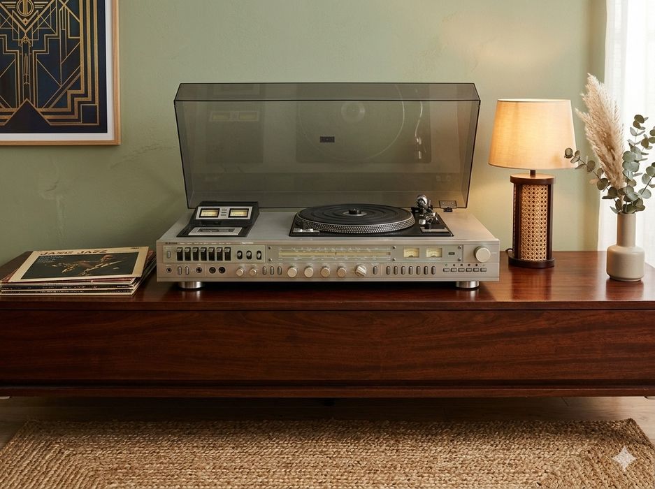 Aparelhagem vintage de marca Crown