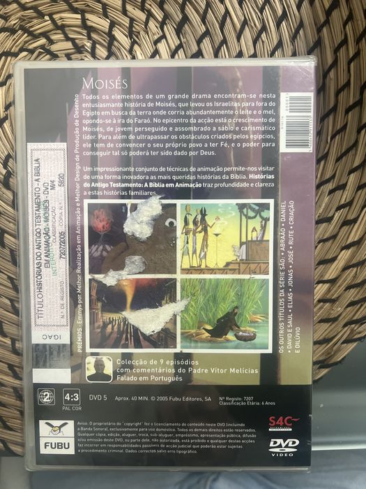 Dvd Moisés numero 1 selado