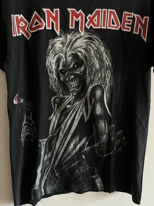 T-shirt Vintage Iron Maiden Killers Single Stitch