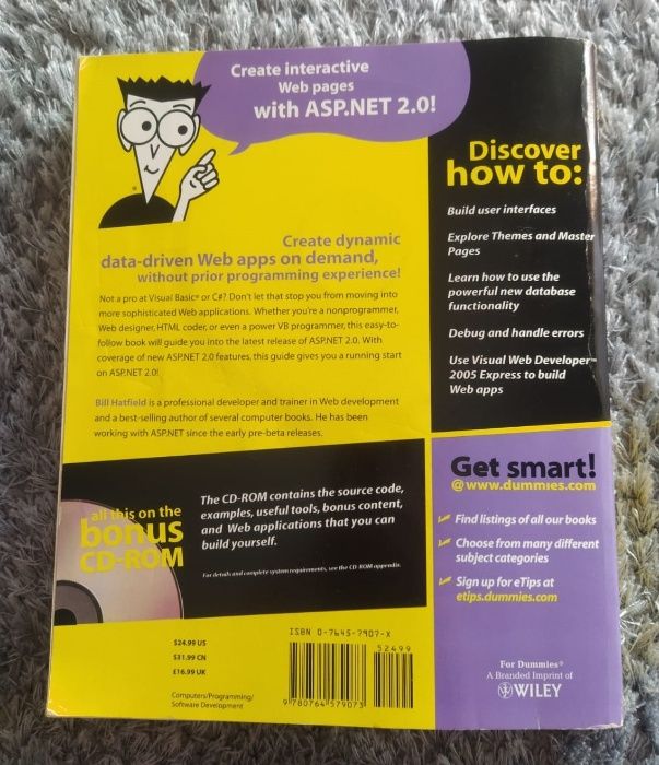Asp.Net 2.0 for Dummies, by Bill Hatfield