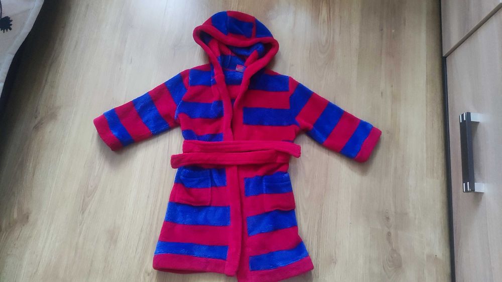 Szlafrok Dziecięcy Frotte Miniclub Rozmiar 92 FCB Barcelona