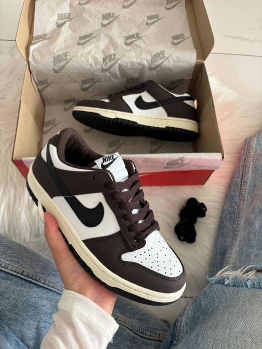 36-45 Nike SB Dunk Low Next Nature Dark Brown Whit