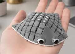 Raia Articulada 3D – Brinquedo Sensorial / Fidget Toy