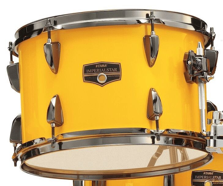 Tama Imperialstar Limited Rock Shell 22" 12" 16" + 14" Electric Yellow