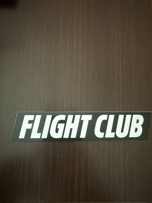 Naklejka Flight Club Sneakers Streetwear NY/LA/Miami - Kolekcjonerska