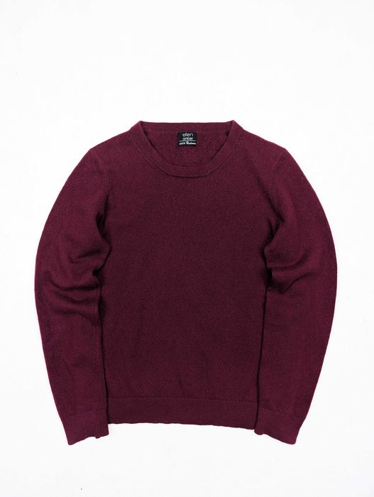 Ellen Amber bordowy sweter 100% kaszmir XS