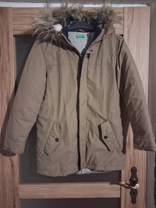 Śliczna kurtka zimowa chłopięca United Colors of Benetton rozm.158