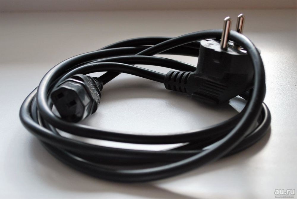 Кабель шнур питания живлення для ПК монитора оригинал Германия 1.8м