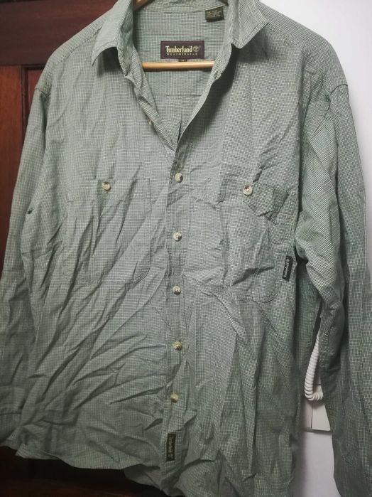 Camisa Timberland verde claro M