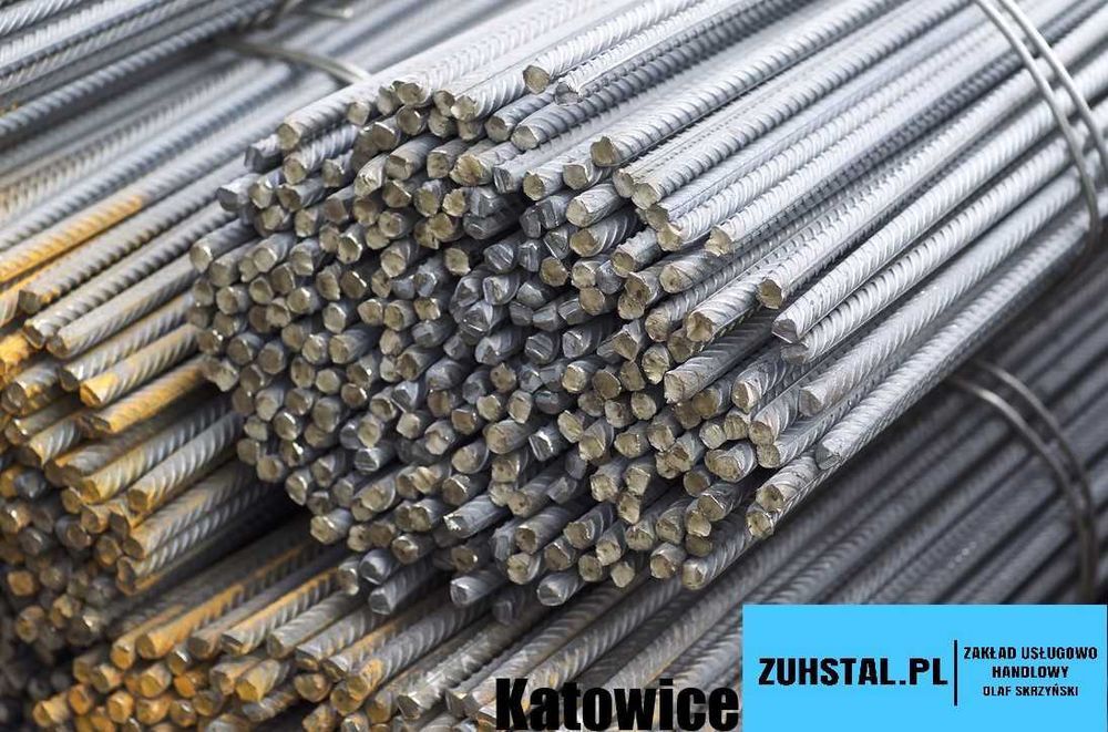 Stal zbrojeniowa Katowice fi6, fi8, fi10, fi12, fi14, fi16 z DOSTAWĄ