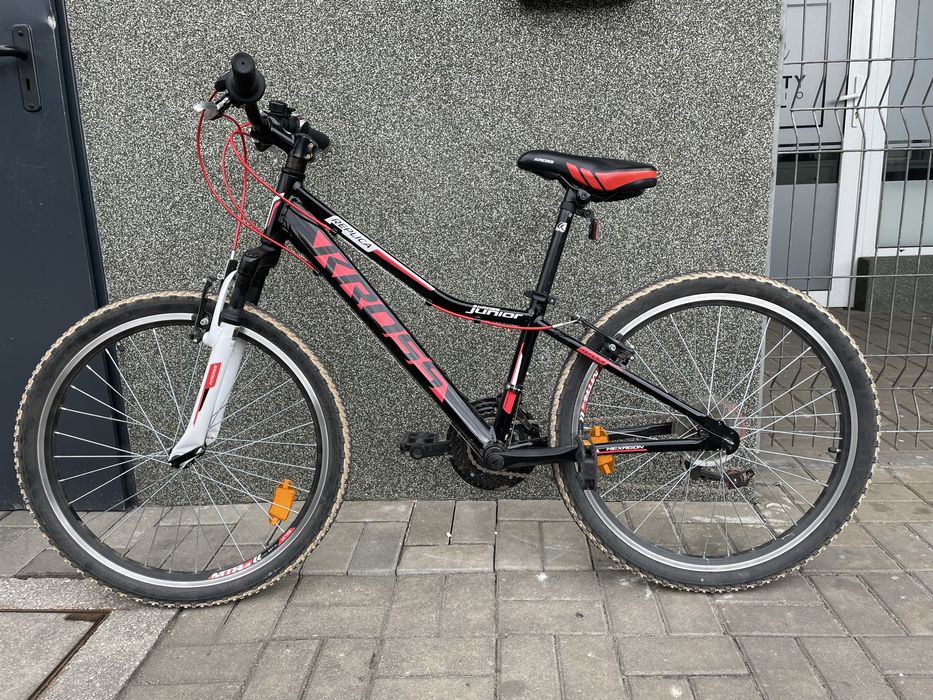 Rower czarno-czerwony kross hexagon