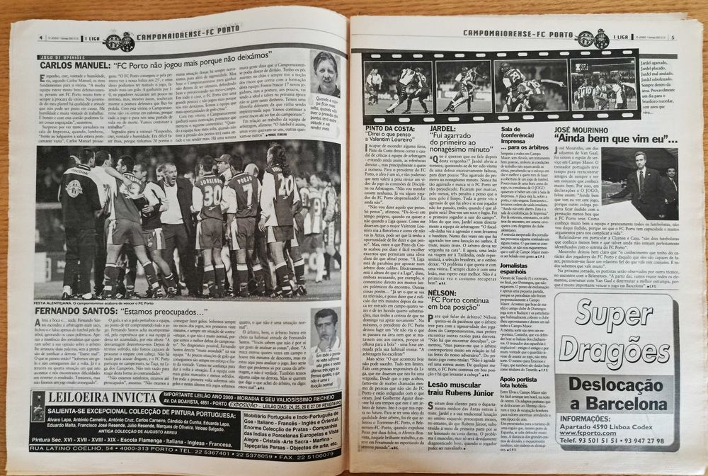 F.C.Porto - Polémico jogo Campomaiorense-FCP - época 1999-2000