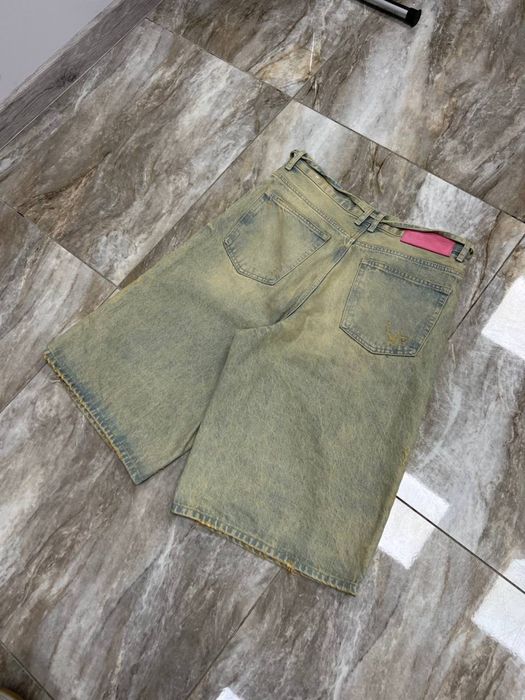 Мега широкі шорти джинсові BAGGY jeans shorts Zara rap fade широкие шорты бегги реп Jaded London