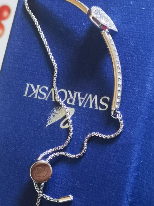 Swarovski Nowa bransoletka srebro kryształki
